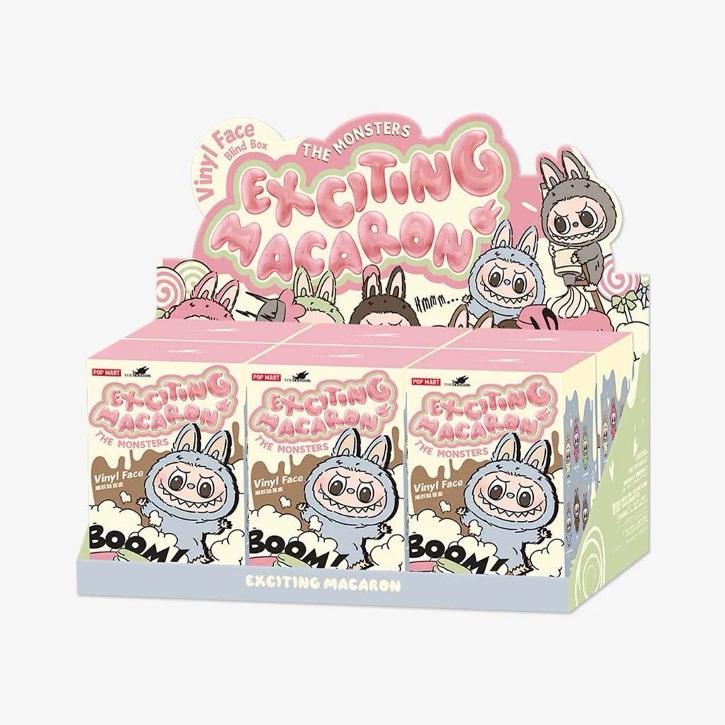 THE MONSTERS Exciting Macaroons - LABUBU v1 Plush Pendant