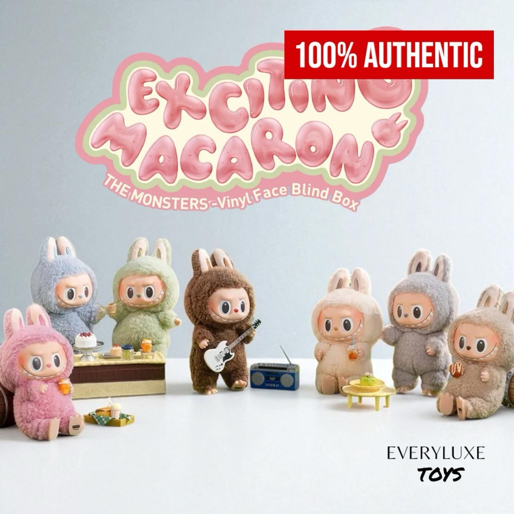 THE MONSTERS Exciting Macaroons - LABUBU v1 Plush Pendant