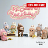 POPMART Exciting Macaron Labubu V1 Vinyl Face Plush Hanging Pendant Bagcharm Keychain