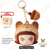 POP BEAN Pajama Party earphone bag case Molly Puppy Skullpanda Panda Dimoo Crybaby Squirrel Secret