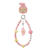 POPMART POPBEAN Pajama Party  Phone Chain Pino Kubo Molly Pucky Crybaby Hacipupu Dimoo Labubu Hirono