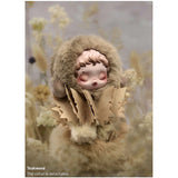 SKULLPANDA L’impressionnisme Plush Doll Pendant Bagcharm Mist Lightning Windflower Dawn Dew