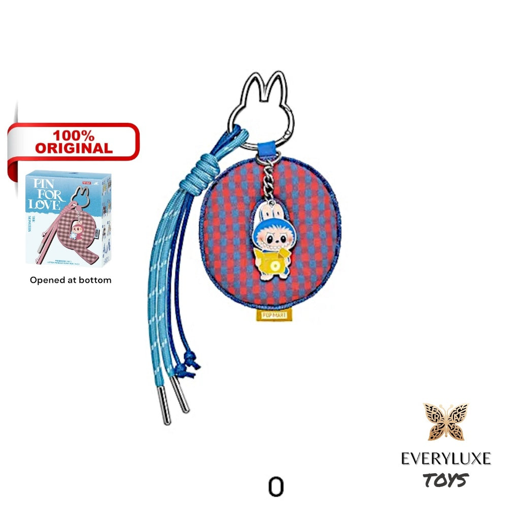 THE MONSTERS LABUBU Pin for Love Letter Pendant Keychain A B C D E F G H I J K L M N O P Q R S T U V