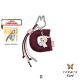 THE MONSTERS LABUBU Pin for Love Letter Pendant Keychain A B C D E F G H I J K L M N O P Q R S T U V