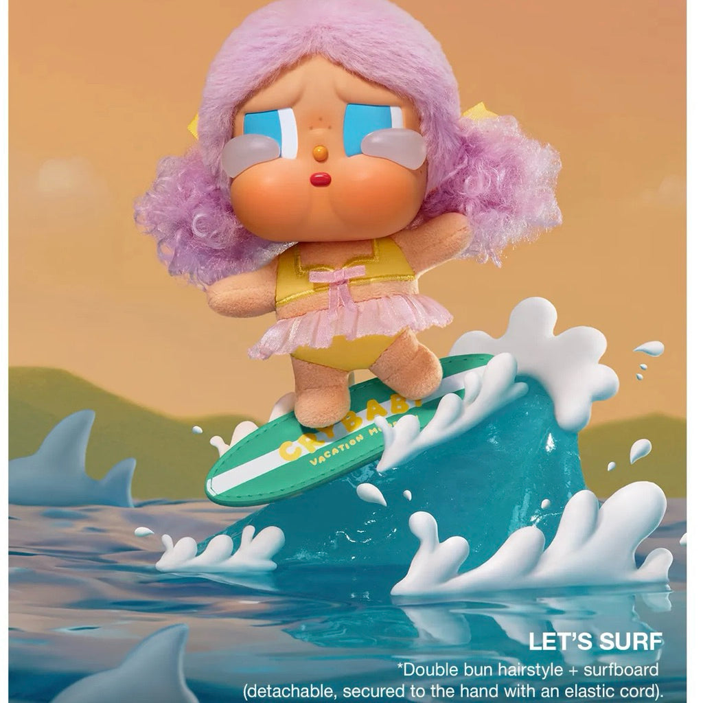 CRYBABY Vacation Mode On Series-Vinyl Plush Pendant Blind Box Bagcharm