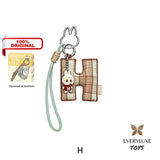 THE MONSTERS LABUBU Pin for Love Letter Pendant Keychain A B C D E F G H I J K L M N O P Q R S T U V