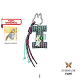 THE MONSTERS LABUBU Pin for Love Letter Pendant Keychain A B C D E F G H I J K L M N O P Q R S T U V