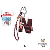 THE MONSTERS LABUBU Pin for Love Letter Pendant Keychain A B C D E F G H I J K L M N O P Q R S T U V