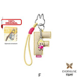 THE MONSTERS LABUBU Pin for Love Letter Pendant Keychain A B C D E F G H I J K L M N O P Q R S T U V